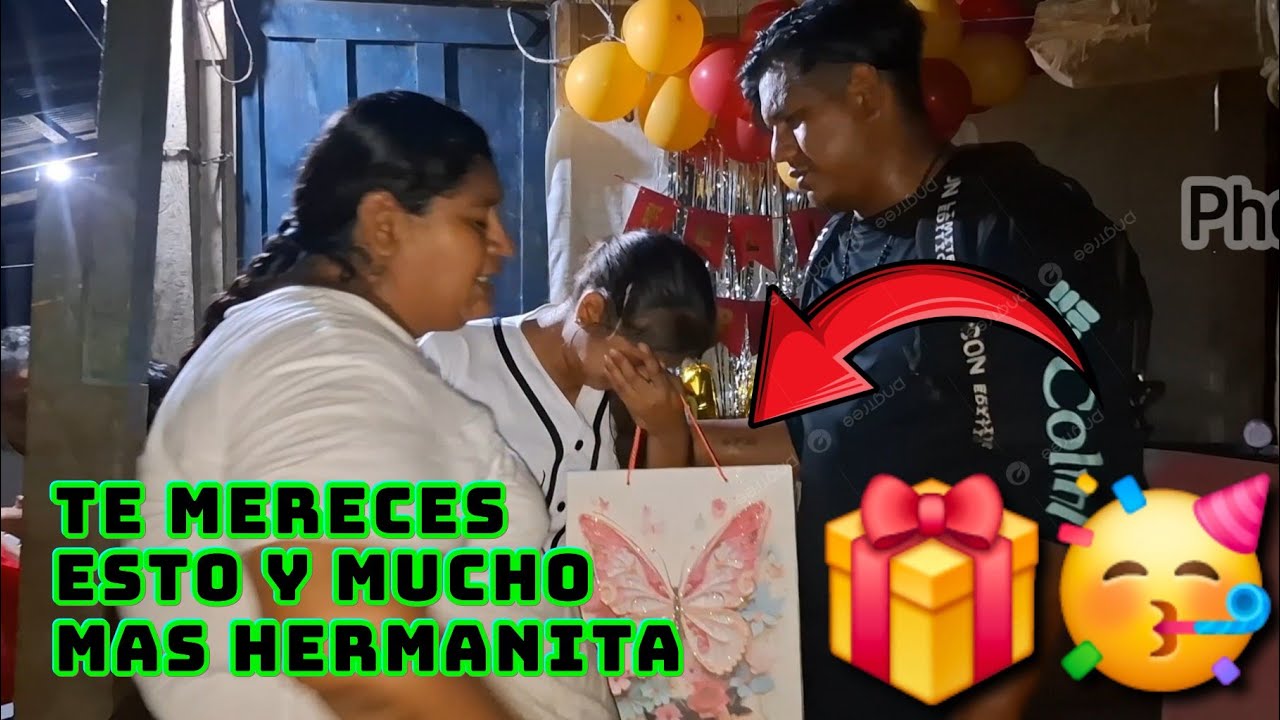 ⚠️TIN SORPRENDE 😱A SU HERMANA Y TERMINA LLORANDO 😭SI NO LO GRAVO NO LO CREERAS.