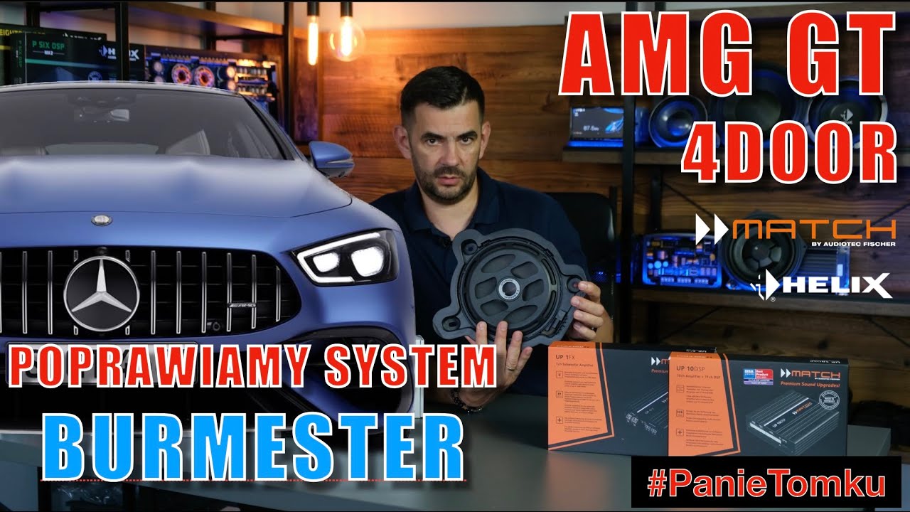 Mercedes AMG GT 4 door - audio upgrade Helix #PanieTomku Czemu to nie gra ?