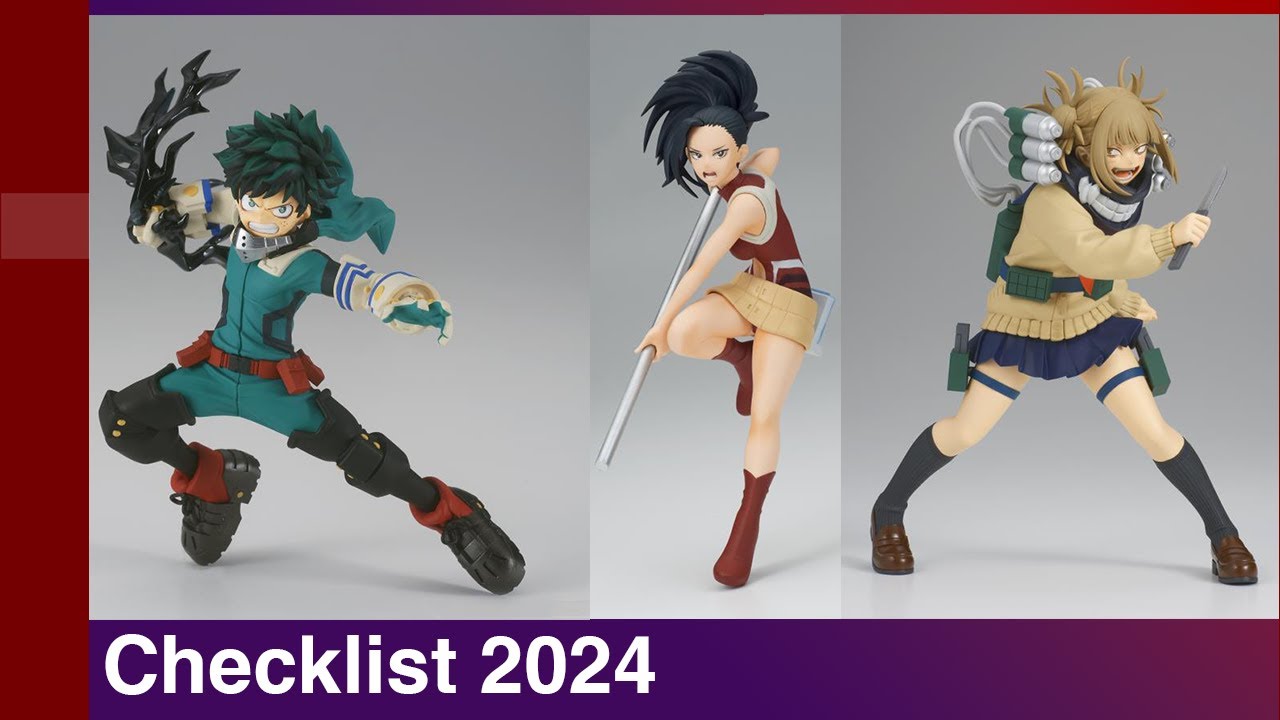 My Hero Academia - Banpresto Checklist 2024