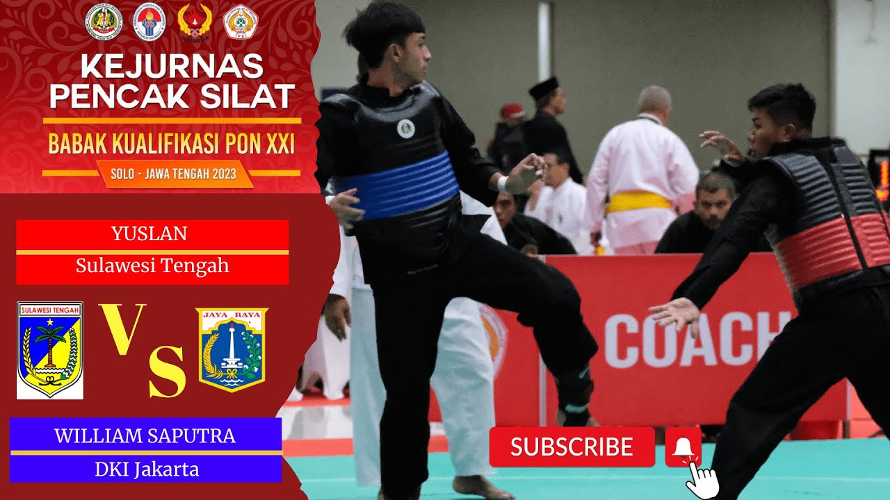 KELAS G PUTRA‼🔥 WILLIAM SAPUTRA 🔵DKI JAKARTA🔵 VS YUSLAN 🔴SULAWESI TENGAH🔴