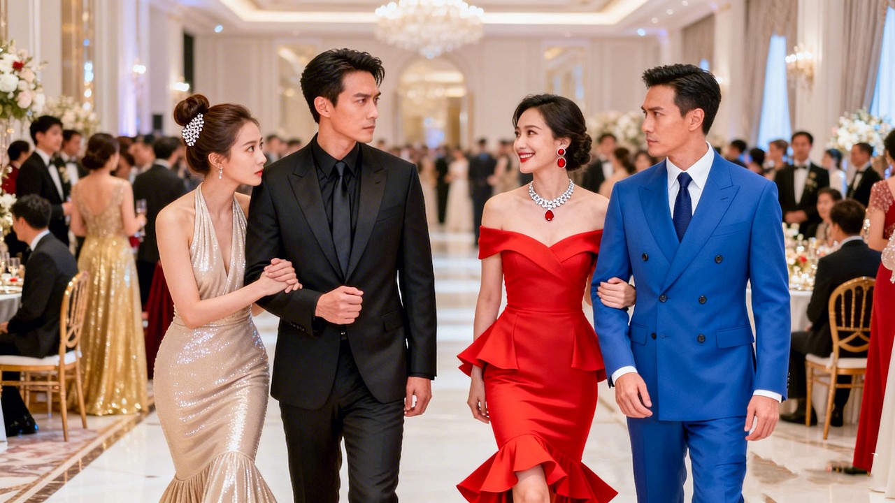 Suami menikah dengan selingkuhan. Istri hadir dengan pacar CEO. Membuat selingkuhan marah!