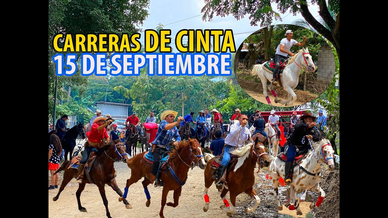 Carreras de cinta en Canton los Chilamates Nueva Concepcion 2022