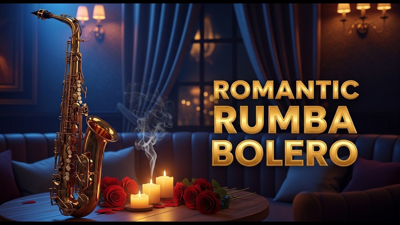 Romantic Rumba Bolero Sax Night | Música Instrumental Suave para Noches de Amor