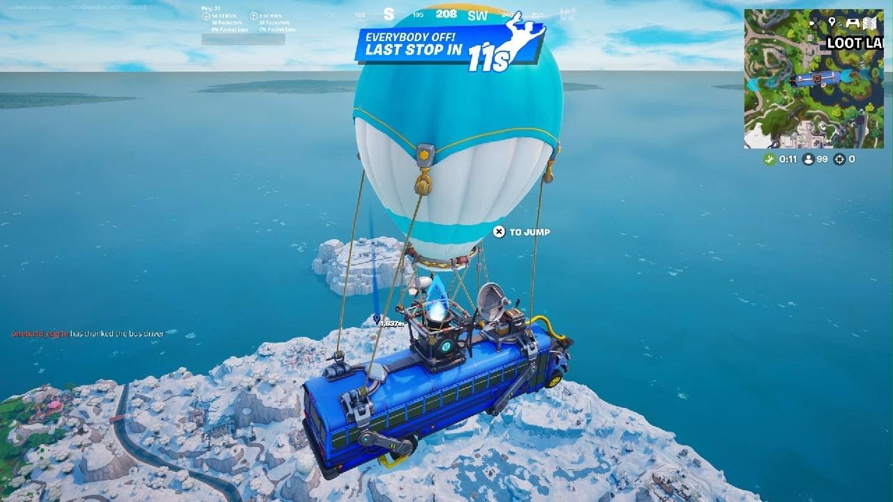 Fortnite OG season 7 ICE STORM February 15 2ET
