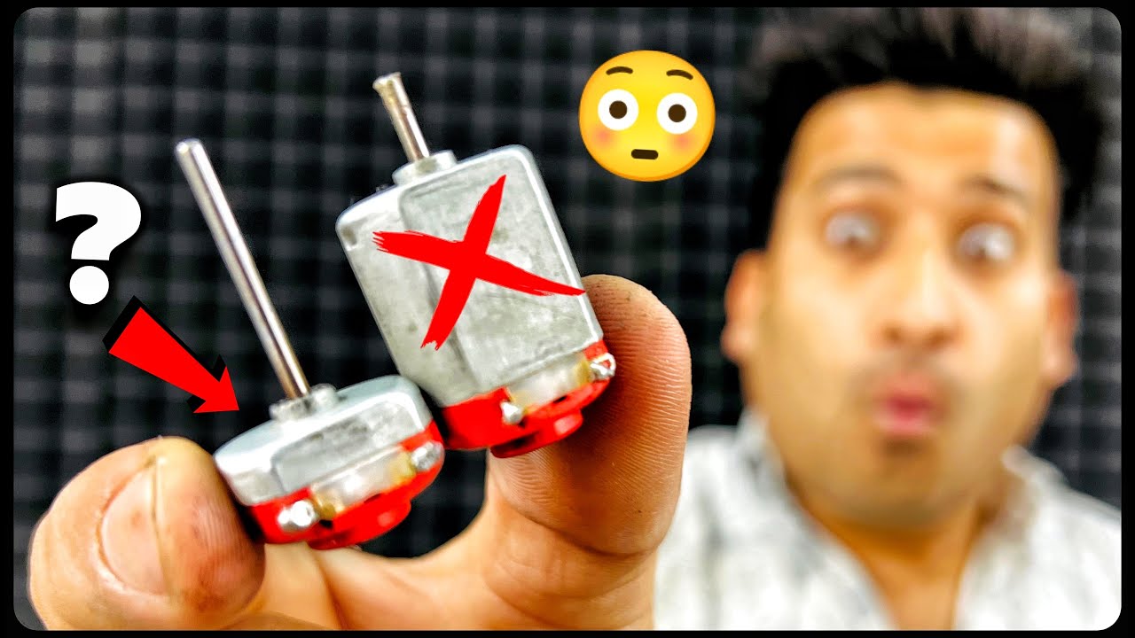 O Bhai Chhote Dc Motor Ko Or Chhota Kar Diya 😳 Kaam Karega Kya? 😯