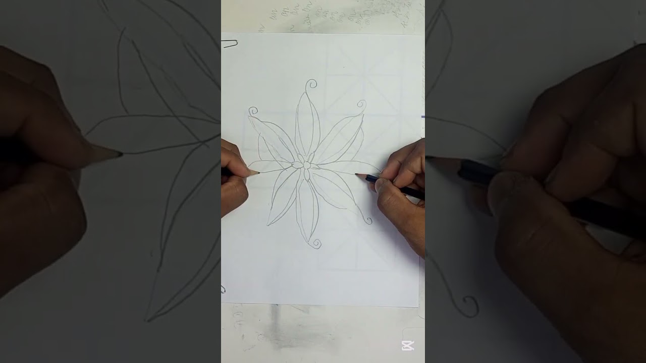 dibujo con ambas manos #17 FLOR MAICEZ