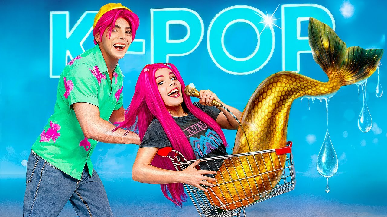 Mira Glow-up in eine K-Pop-Meerjungfrau! K-Pop-Demon Hunters im echten Leben