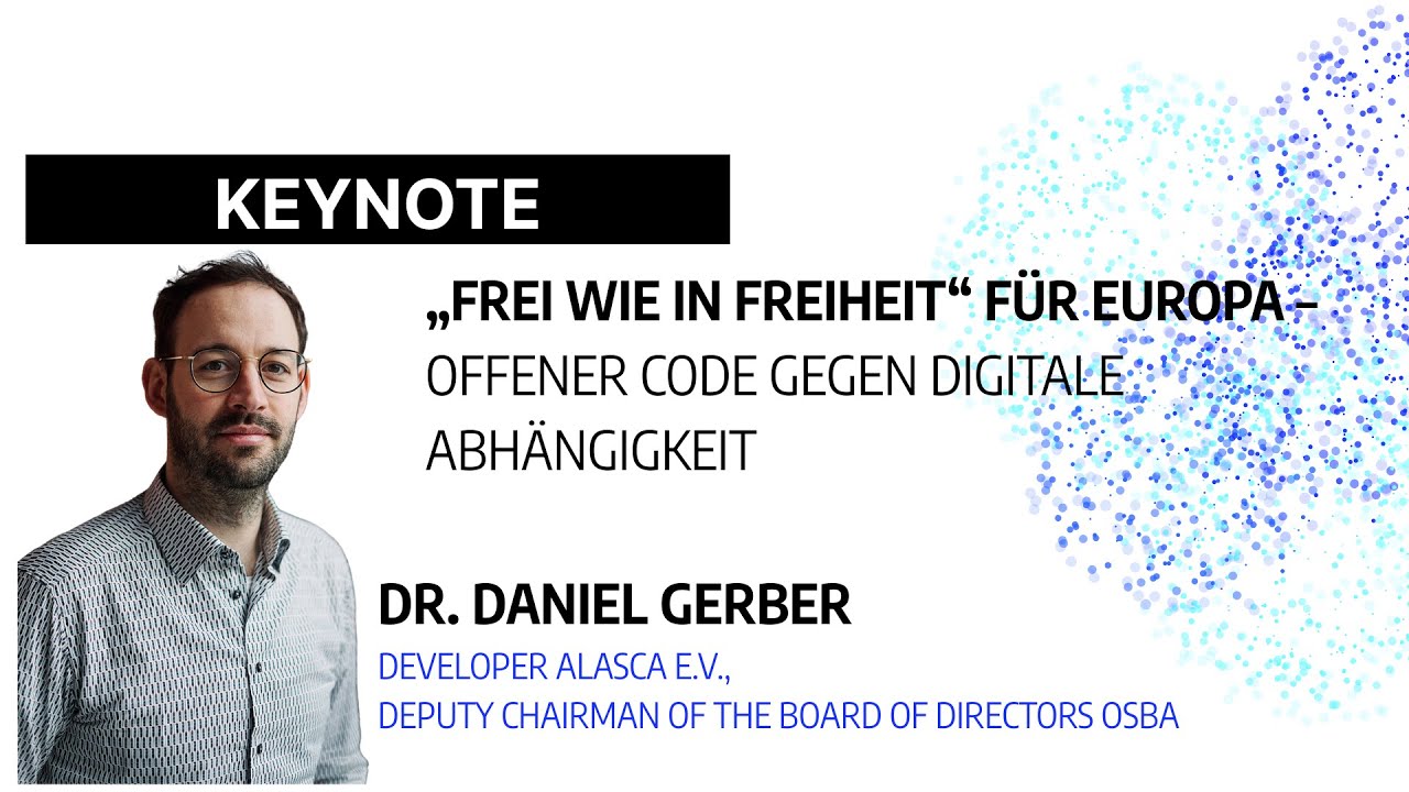 „Frei wie in Freiheit“ für Europa – Offener Code gegen Digitale Abhängigkeit (SCS Summit 2025)
