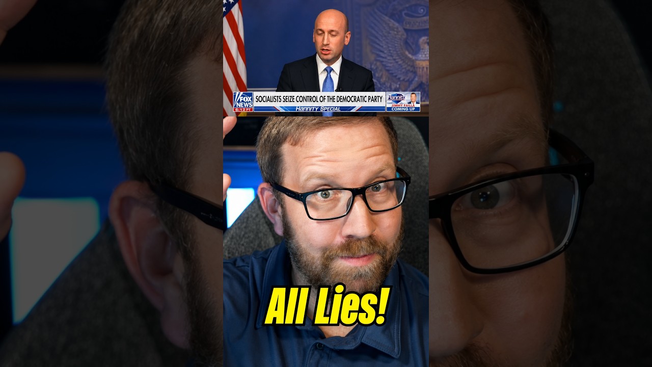 Stephen Miller LIES CONSTANTLY About James Talarico In Fox News Segment