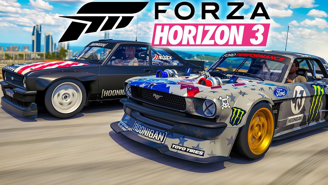 FORZA HORIZON 3 - RACHAS INSANOS COM OS CARROS DA HOONIGAN!!! #07