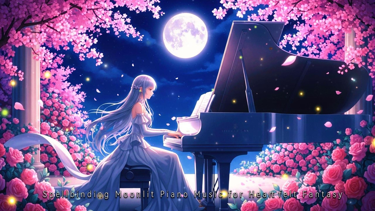 Spellbinding Moonlit Piano Music for Heartfelt Fantasy
