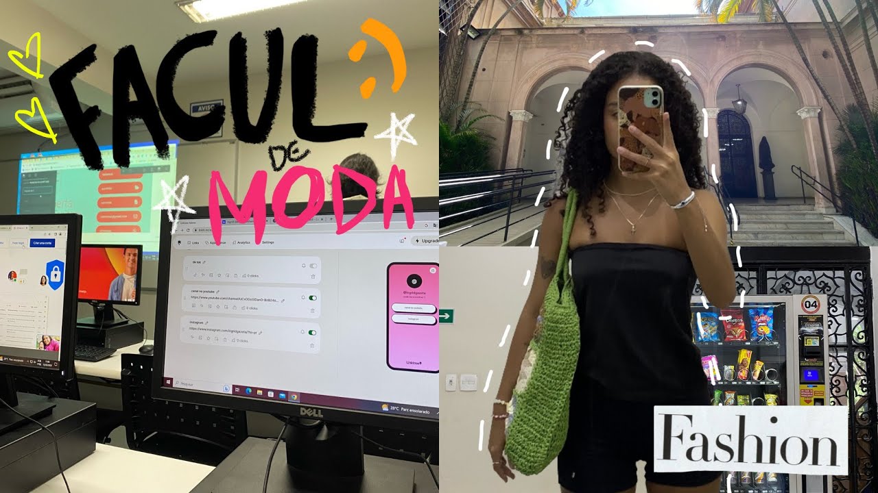 vlog: um dia comigo na faculdade de MODA 💋