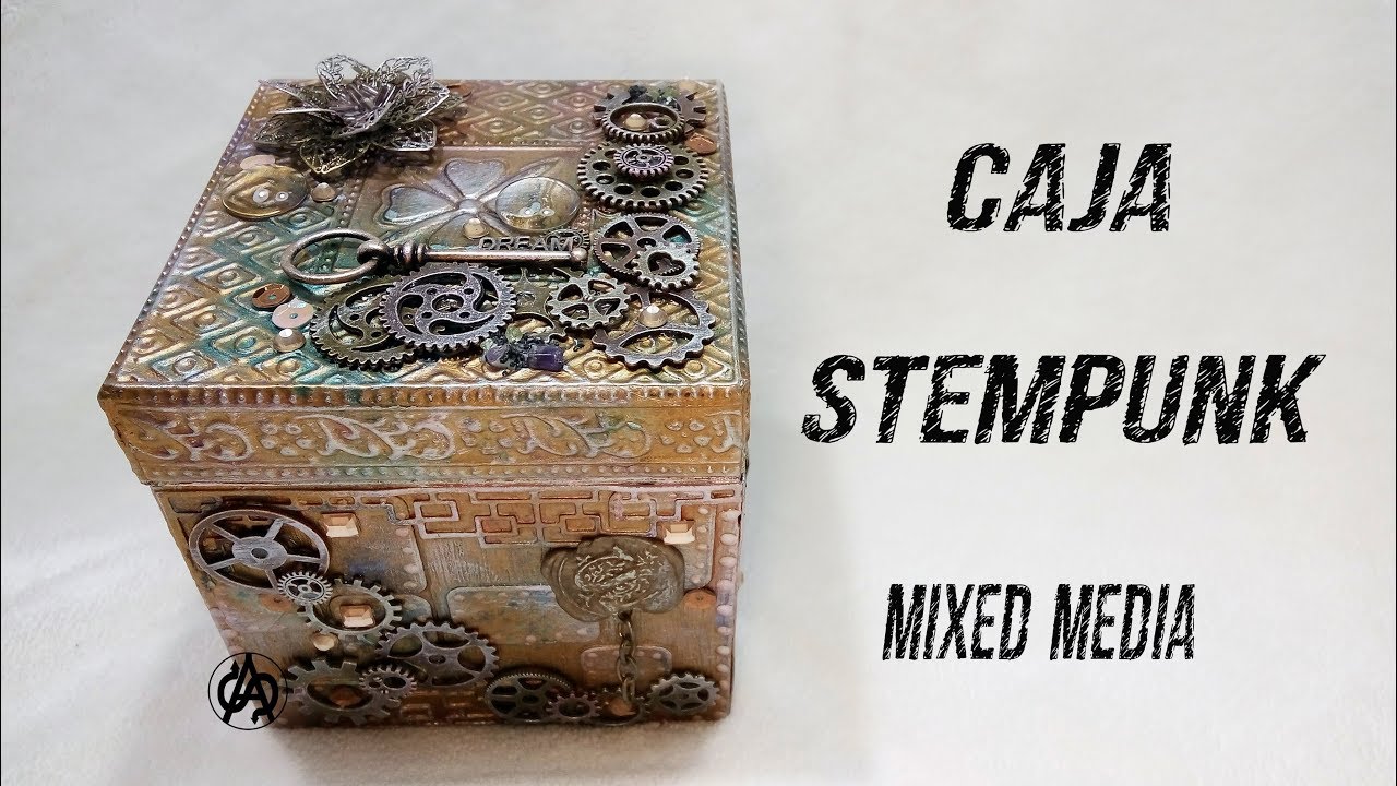 Caja Steampunk Mixed Media
