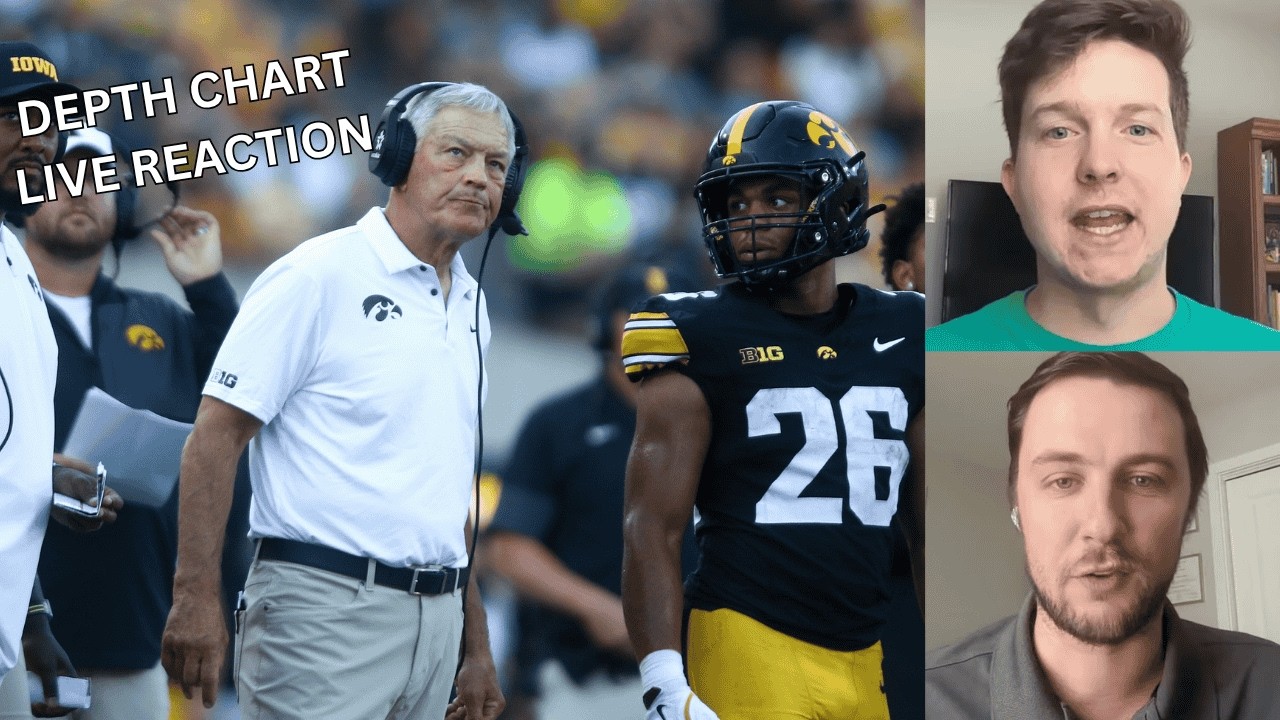 DEPTH CHART LIVE REACTION: HawkeyeInsider's Immediate Breakdown | SwarmCast