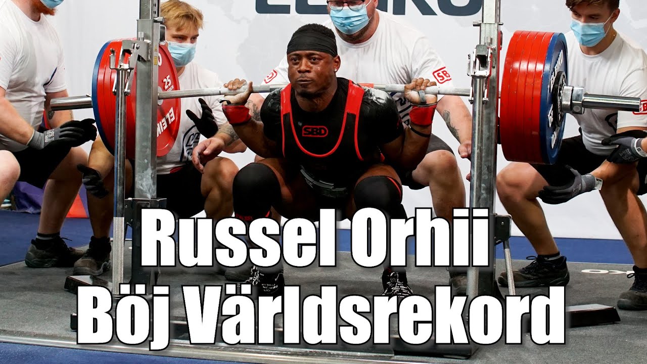 VM I STYRKELYFT | Russel Orhii V&auml;rldsrekords Kn&auml;b&ouml;j 320,5 kg @ 83 kg