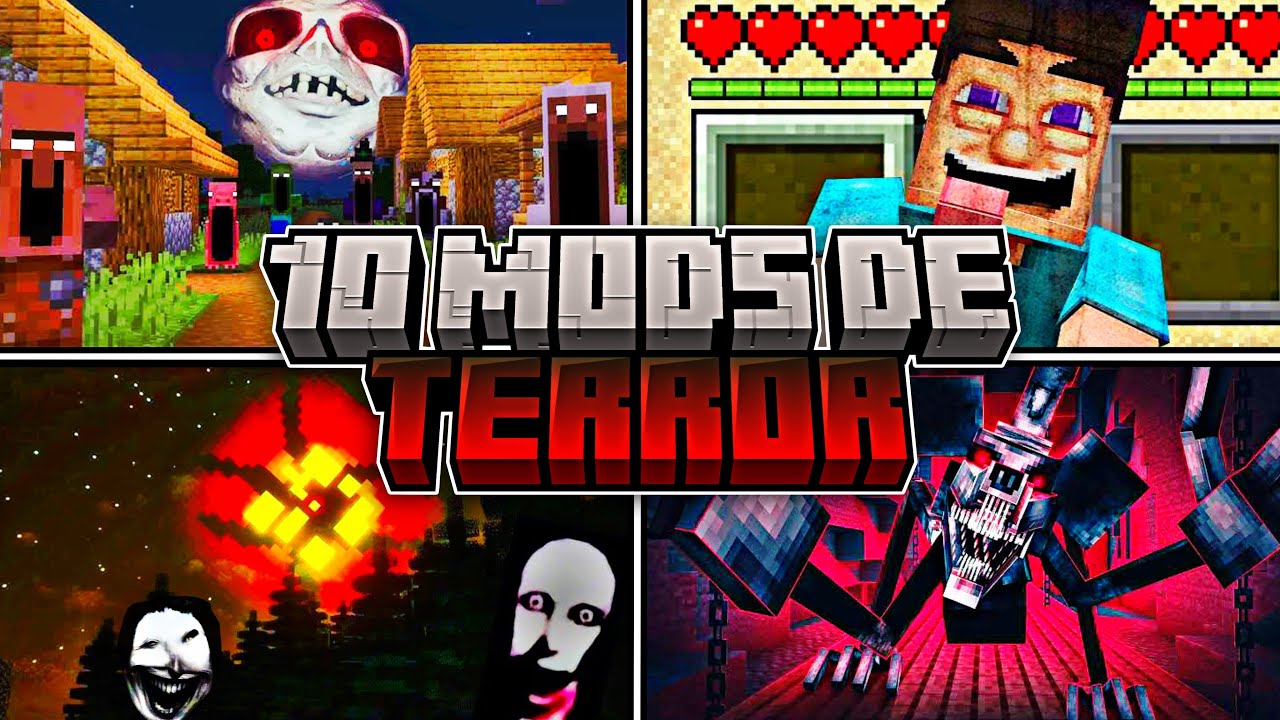 10 MODS de TERROR para MINECRAFT BEDROCK 1.21+ | parte 2