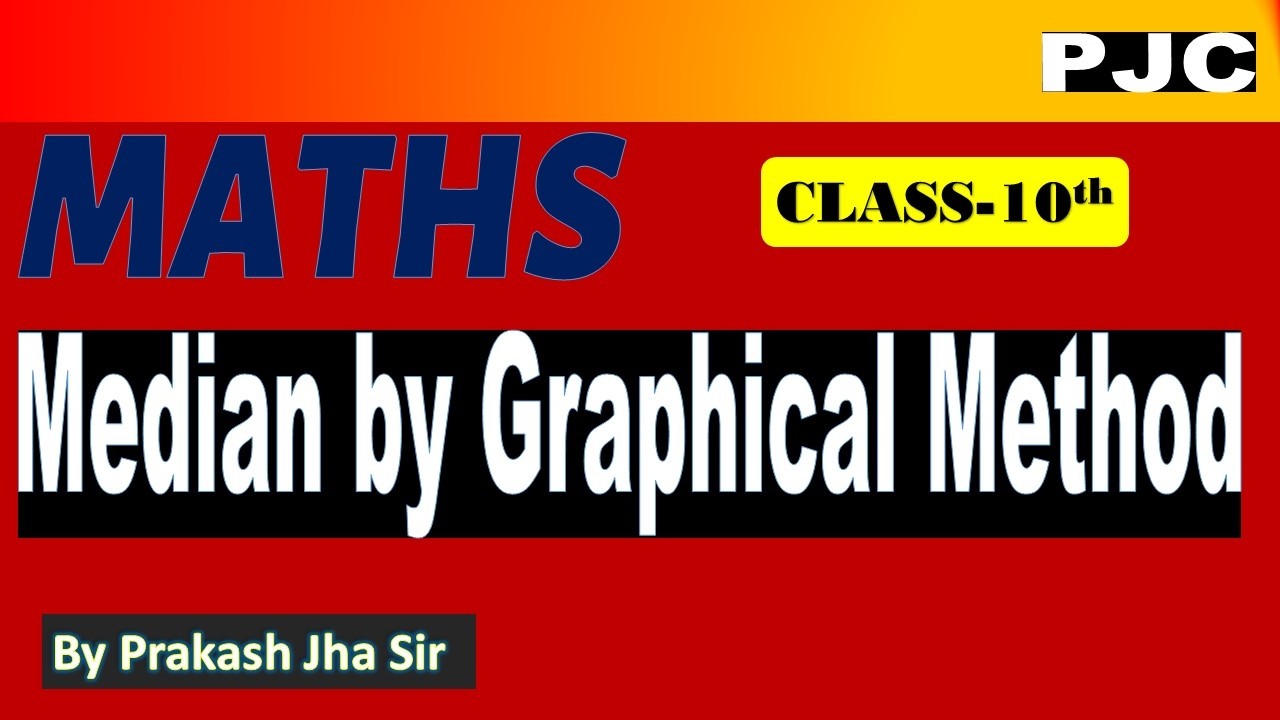 Median by graphical method