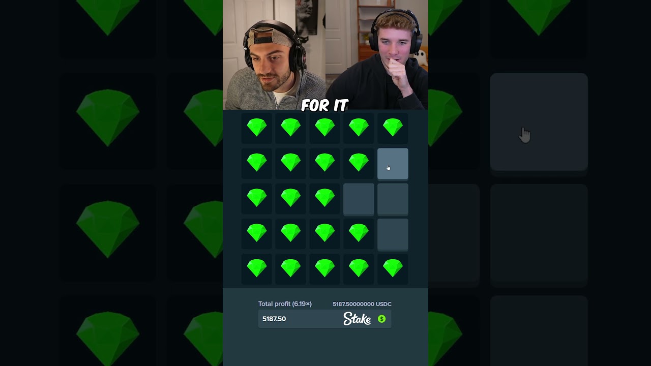 $1,000 STAKE MINES BET