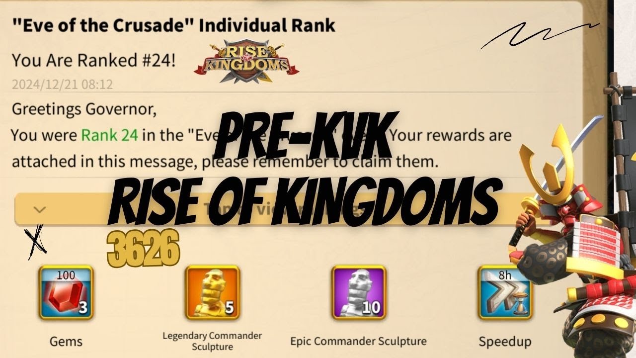 How I Prepare for Pre-KvK (Kingdom vs. Kingdom)
