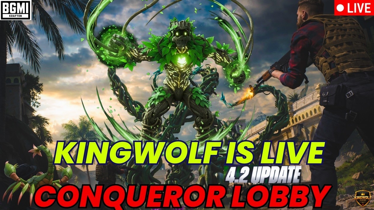 Surviving the Hardest Lobby 💀| BGMI 4.2 LIVE | KINGWOLF IS LIVE #bgmi #shortslive #pubg #shorts