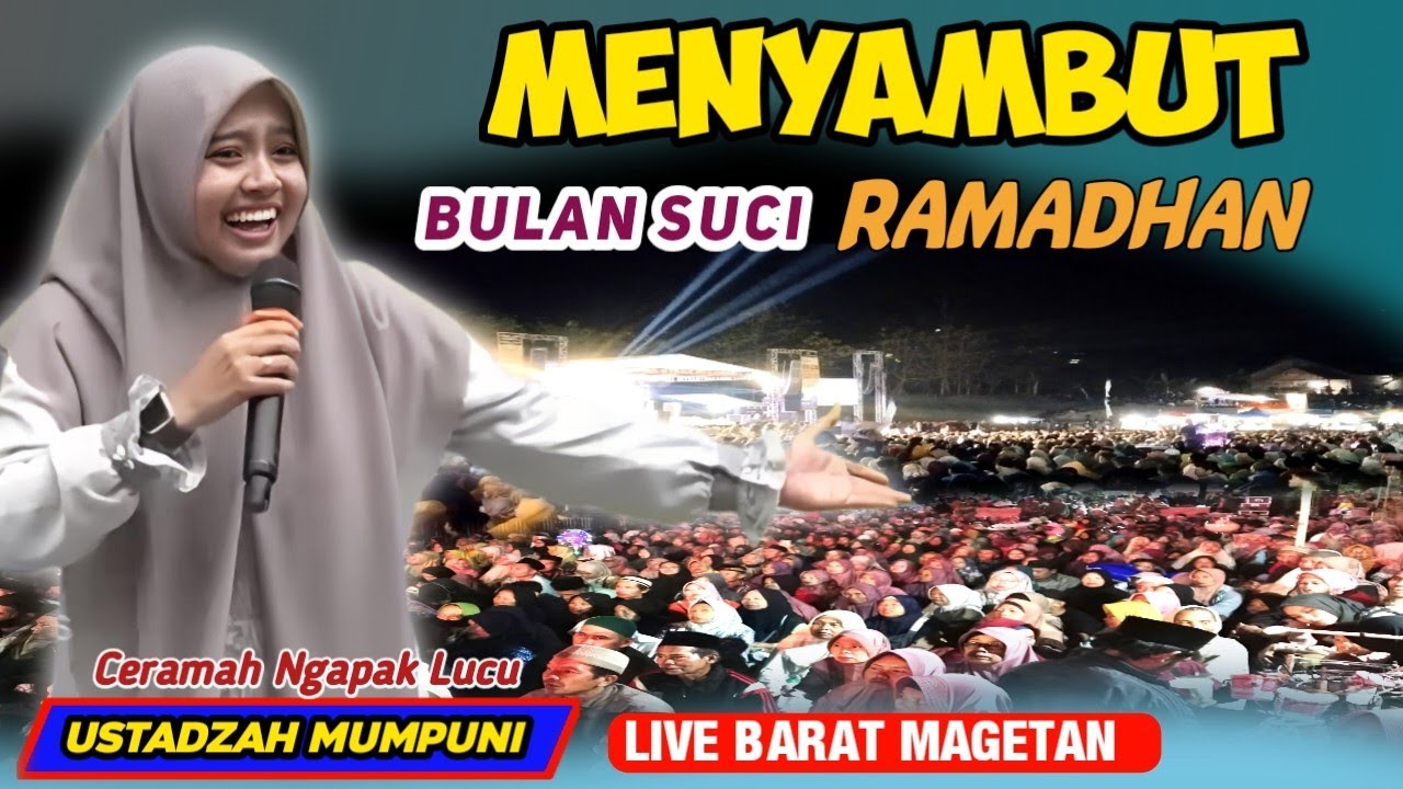 🔴 PENGAJIAN LUCU USTADZAH MUMPUNI HANDAYAYEKTI TERBARU 9 FEBRUARI 2026 LIVE PANGGUNG BARAT MAGETAN 