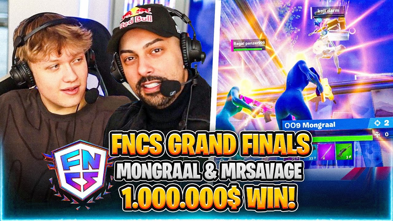 MONGRAAL & MRSAVAGE HOLEN WIN IM 1.000.000$ FNCS GRAND FINAL! | TAG 1