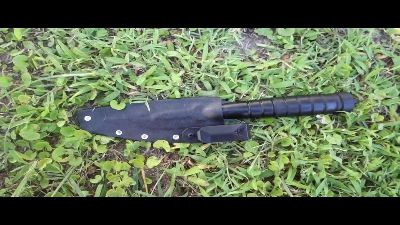 Smith & Wesson SW8  with SOG Spirit and Kydex Spear Sheath