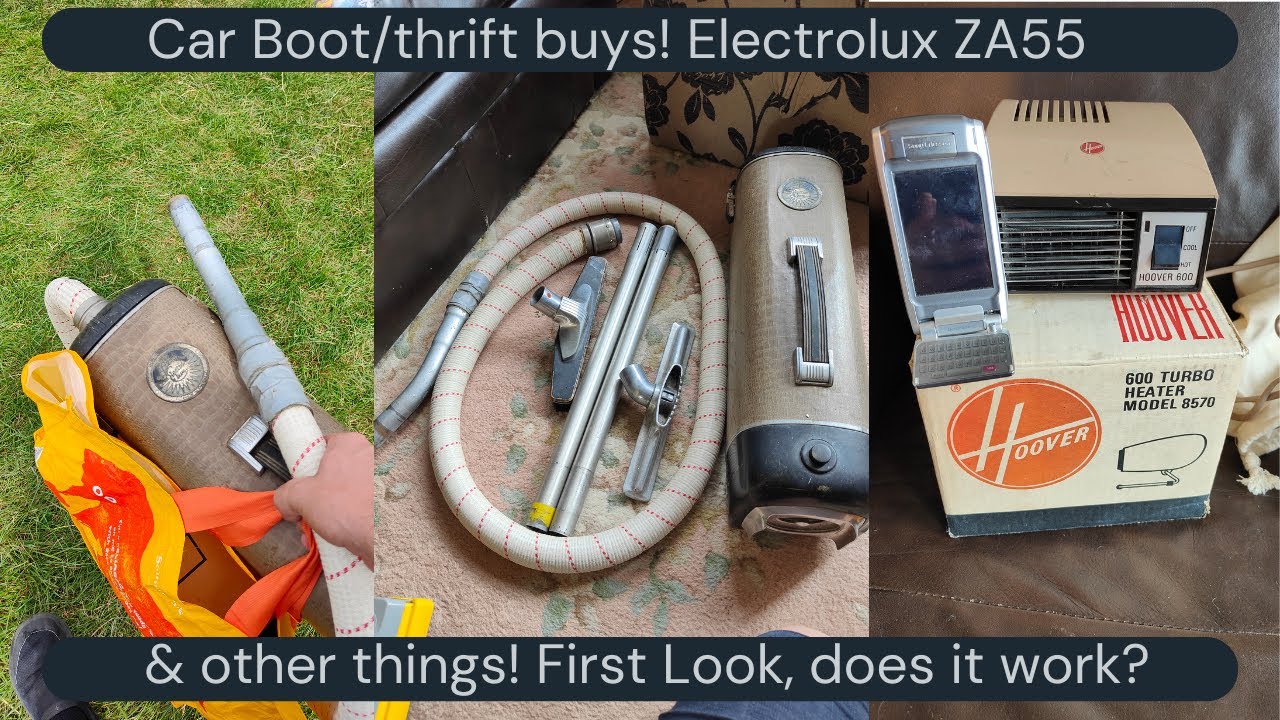 I went to the car boot sale! Electrolux ZA55, Hoover 8570 & Sony Ericsson P910i