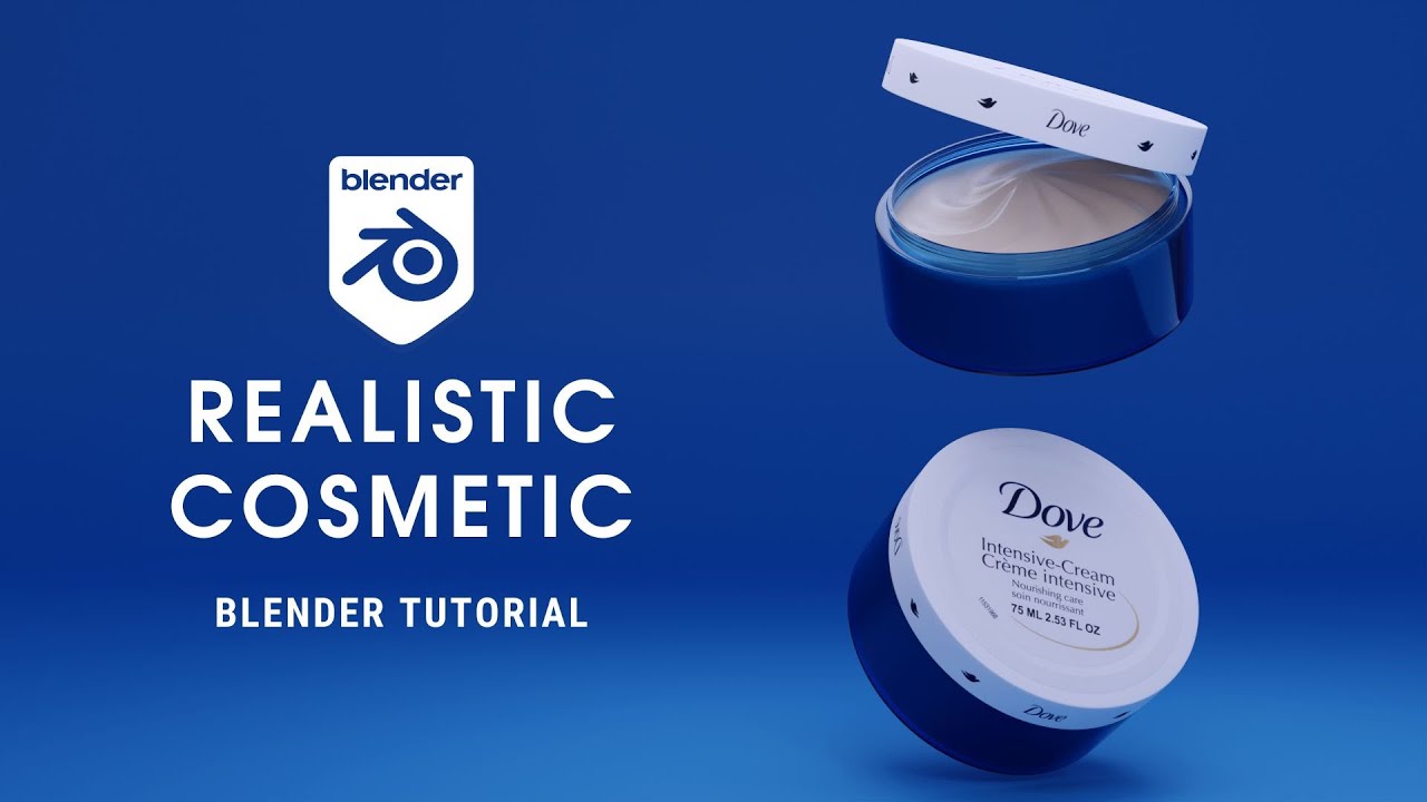 EASY REALISTIC COSMETIC in BLENDER | Blender Tutorial