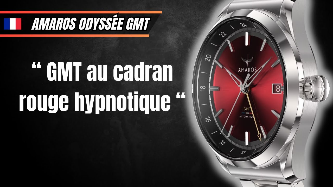 Amaros Odyss&eacute;e : La montre GMT automatique chic &agrave; prix fou sous 400&euro; !