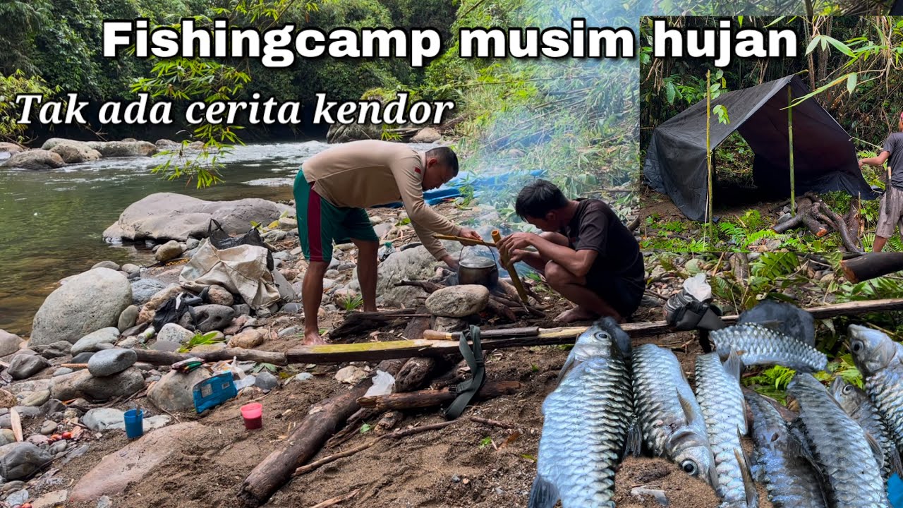 Tak Ada Cerita Kendor Camping Diguyur Hujan Siang Malam Tuhan Tetap Kasih Rezeki