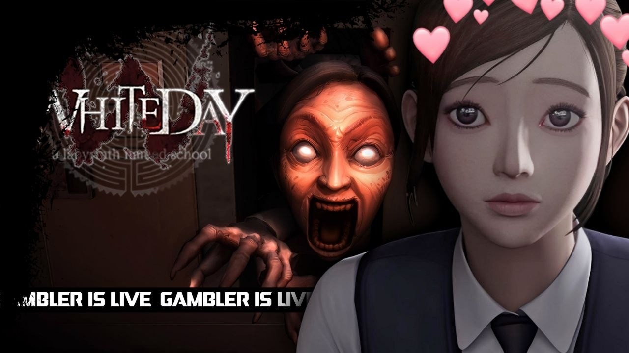 My GirlFriend ❤️ trapped in a Horror School | WHITE DAY LIVE #shortsfeed #verticallive