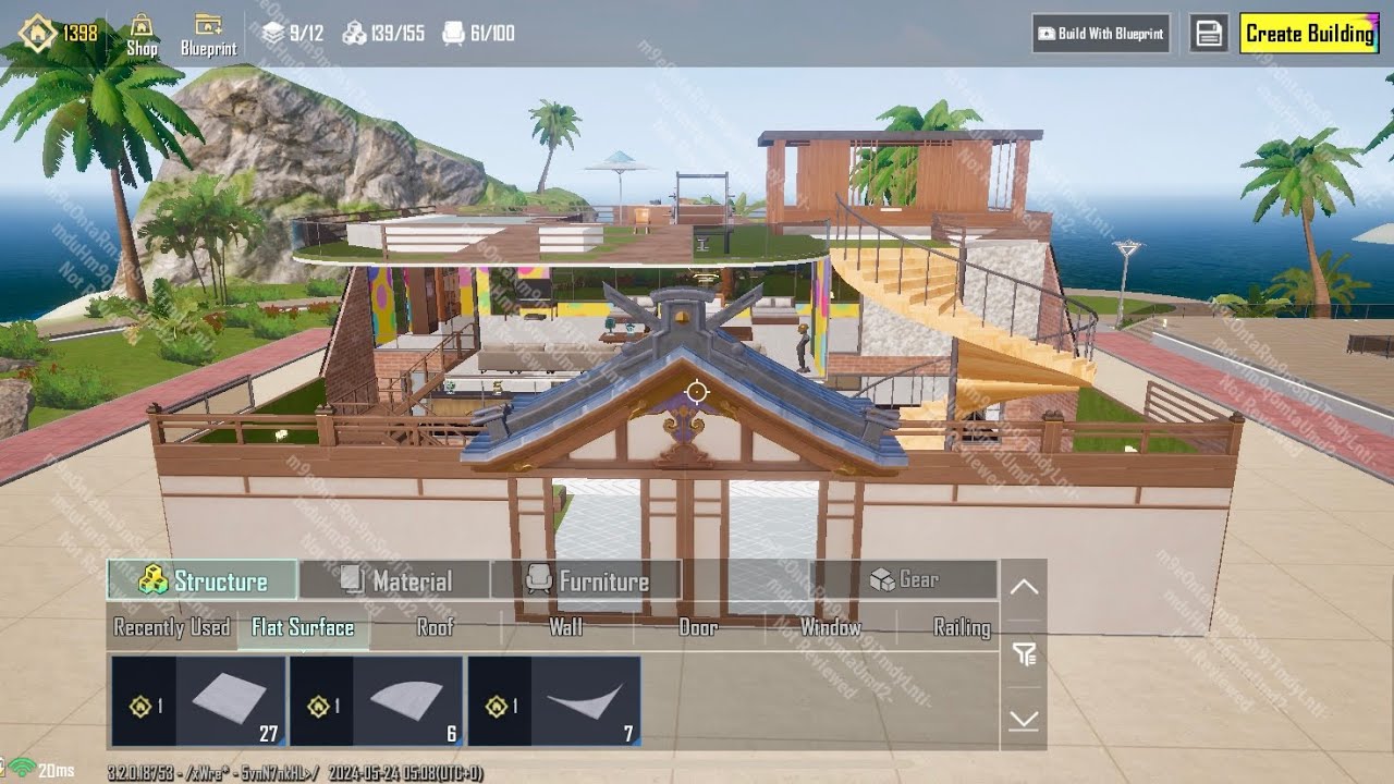 I Built a Home in PUBG MOBILE for level 18 under construction part 32