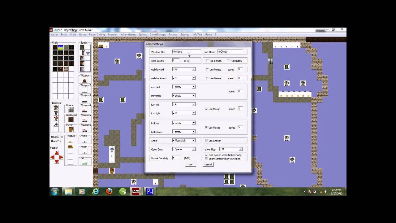 Ray casting game maker intro