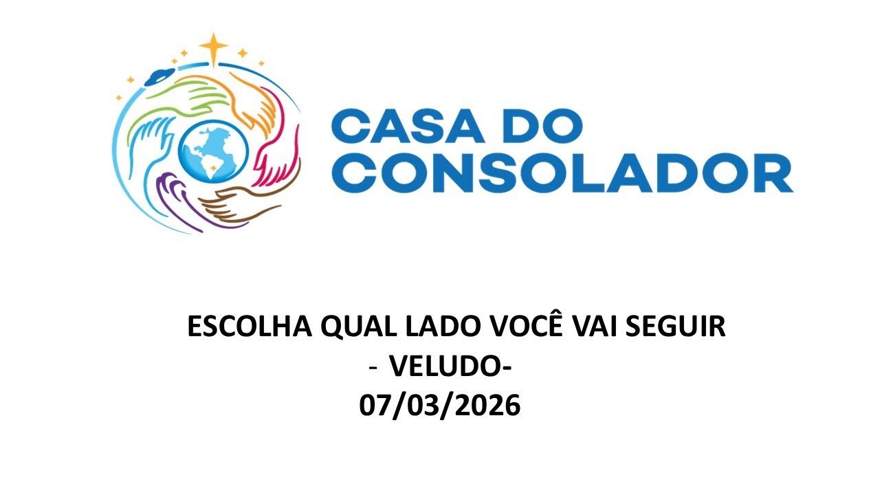 ESCOLHA QUAL LADO VOCÊ VAI SEGUIR - VELUDO - 07/03/26