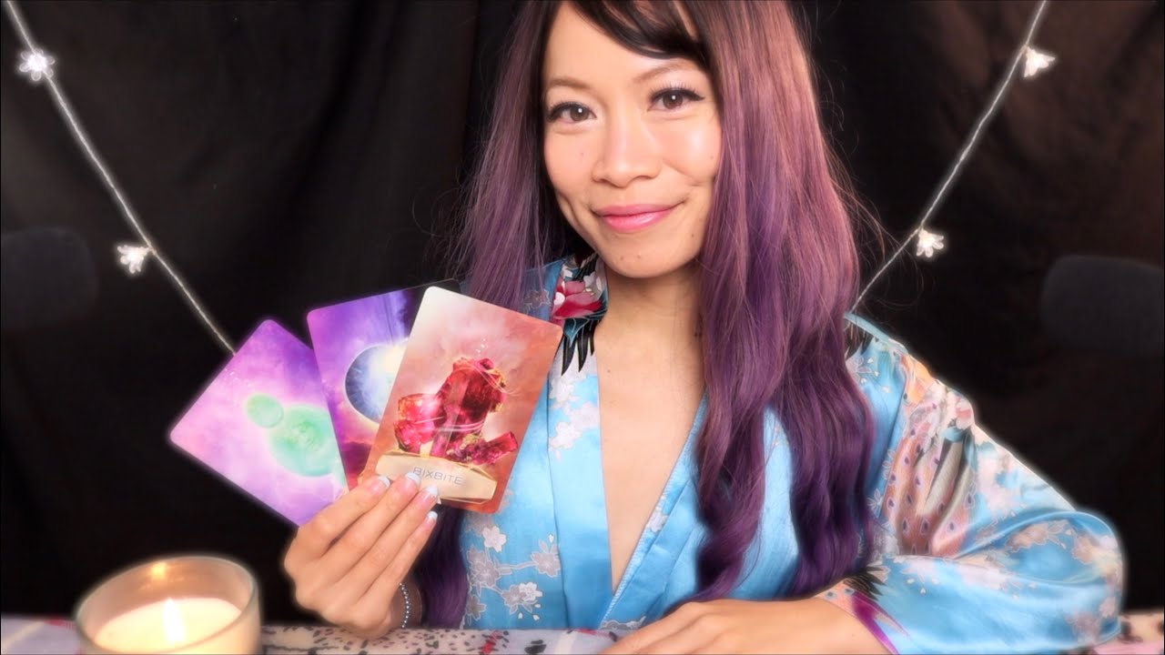 ASMR 🔮 Oracle Does Your Reading For Love And Dreams  Roleplay ❤️✨ Crystals and Guides Cards