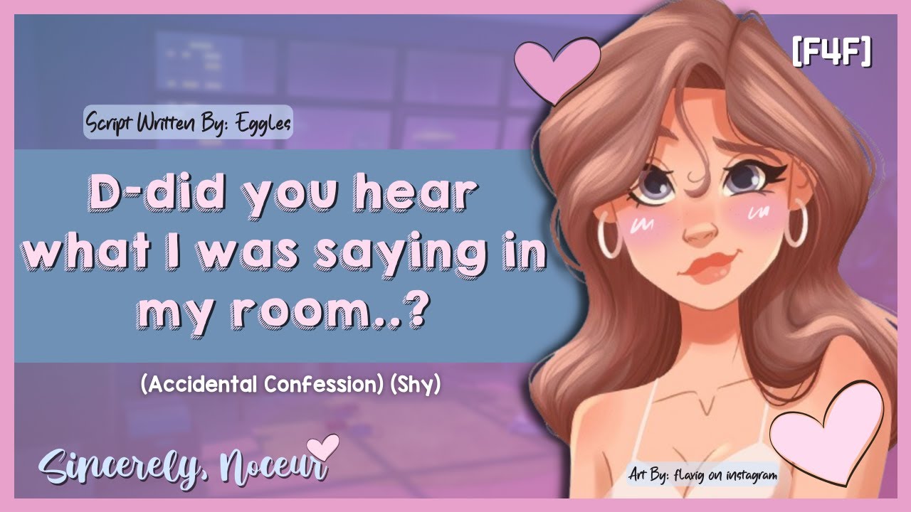 [F4F]🎧 Shy Roommate Gets Flustered After You Overhear Her Confession...❤️😳 (Accidental Confession)