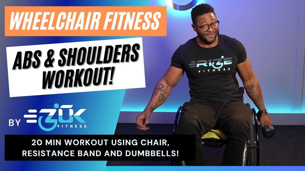 Abs (complete core & obliques) & Shoulders workout for wheelchair users (T level spinal cord injury)