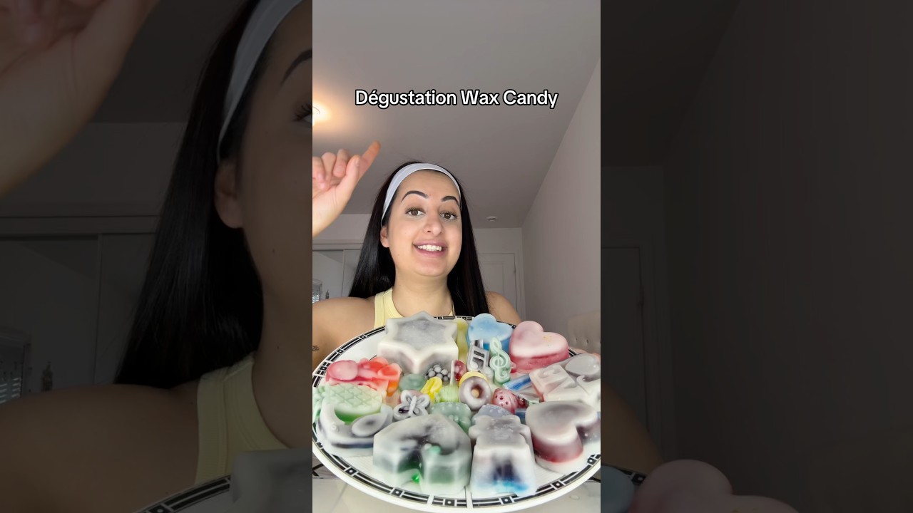 Wax candy 🕯️🍭🍬 #mtl #waxcandy #asmr #bonbon #degustation #gouter