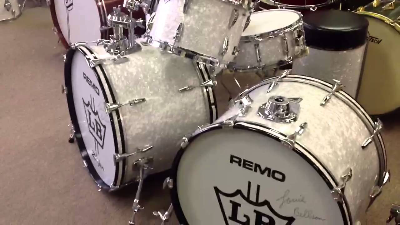 Steve Maxwell Louie Bellson Remo drum set