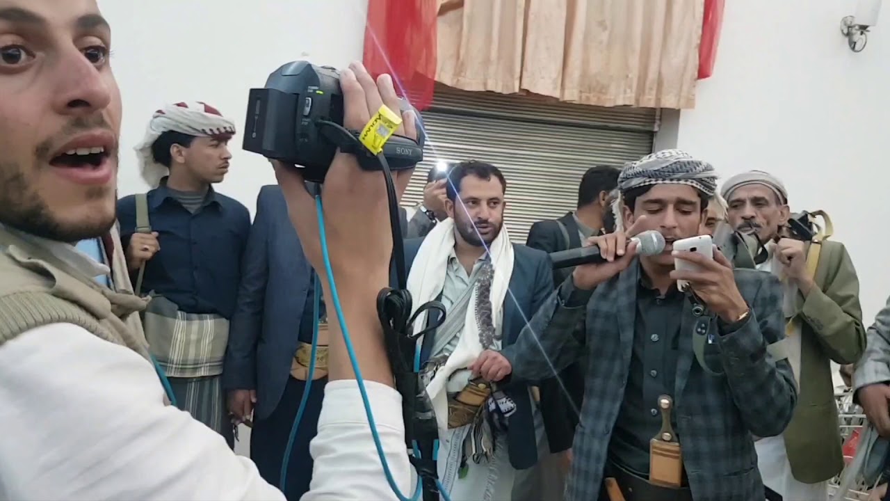 وصول الشيخ/ صالح بن علي دهمش والشيخ/ محمد لطف السمكي الى مضاف الشيخ قناف المصري وال المصري عنس