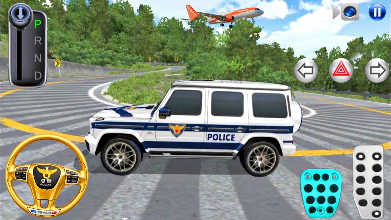 🚔 Police Mercedes G63 Mountain Drive 🏔️ | 3D Driving Class Gameplay USA | GaMiNg WiTh ArYaN