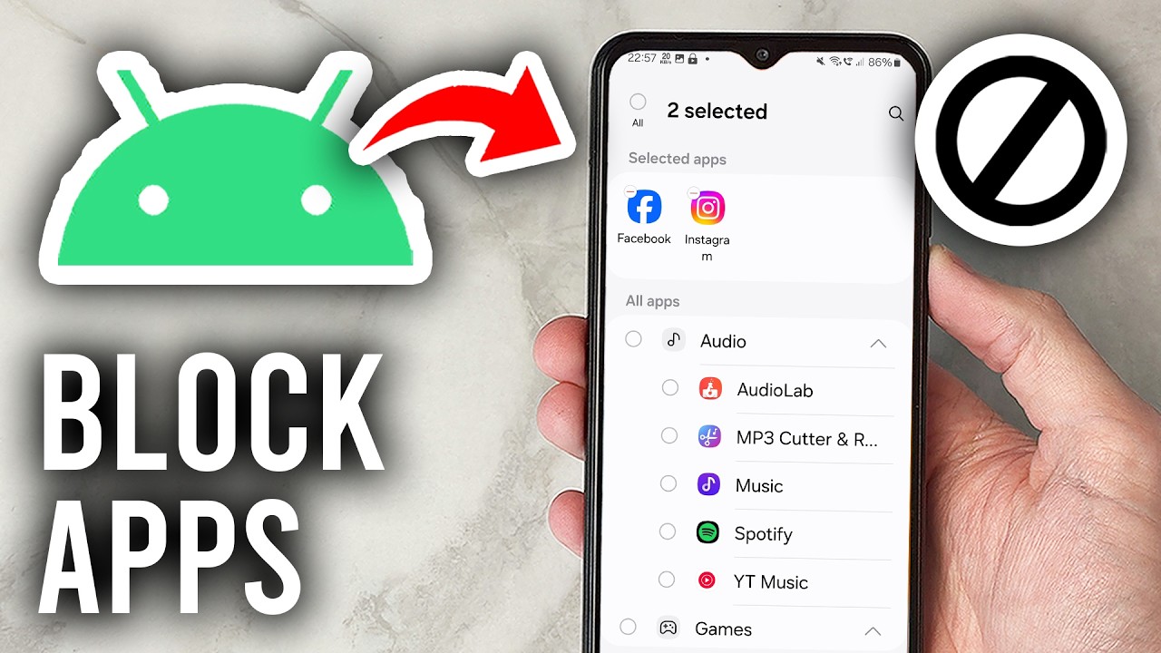 How To Block Apps On Android Phone - Tutorial