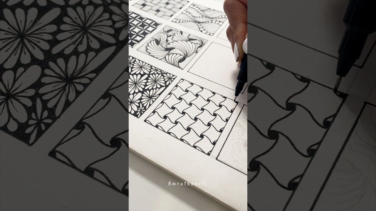 Zentangle pattern ✨