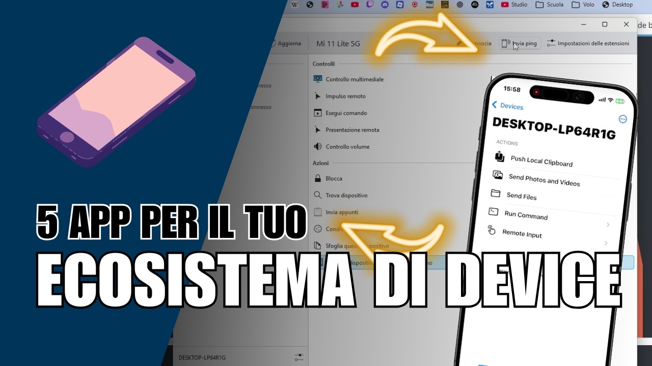 5 APP per migliorare il tuo ECOSISTEMA DI DISPOSITIVI