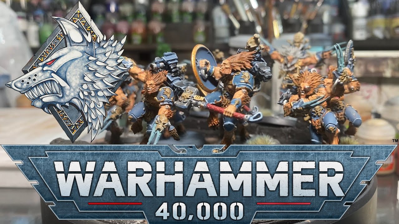 Warhammer 40K Space Wolf Wulfen - How I Paint Fur