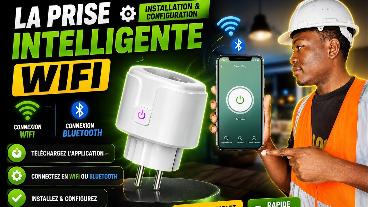 Comment Installer Et Configurer Une Prise Intelligente connect&eacute;e wifi #prisewifi #smartplug