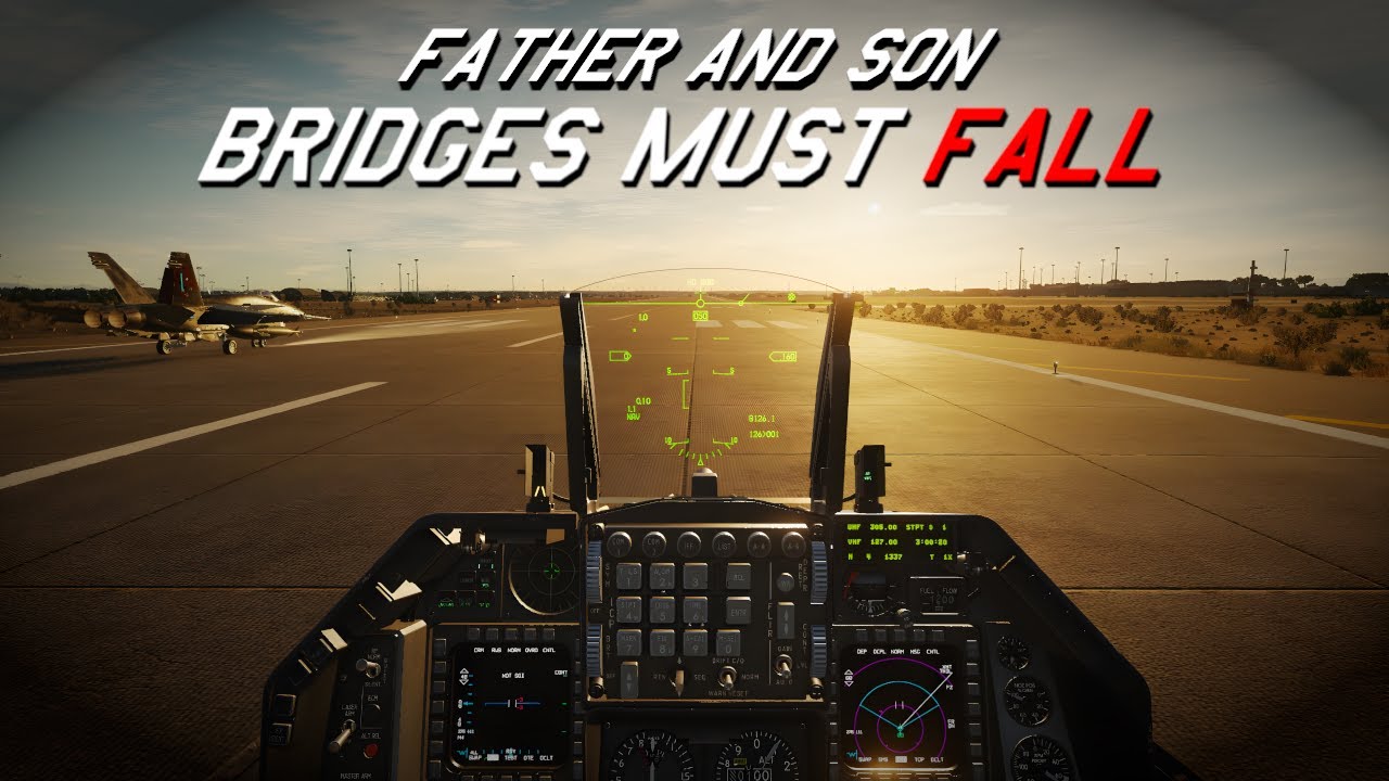 Two Bridges  One Window   F 16 & FA 18 Precision Strike