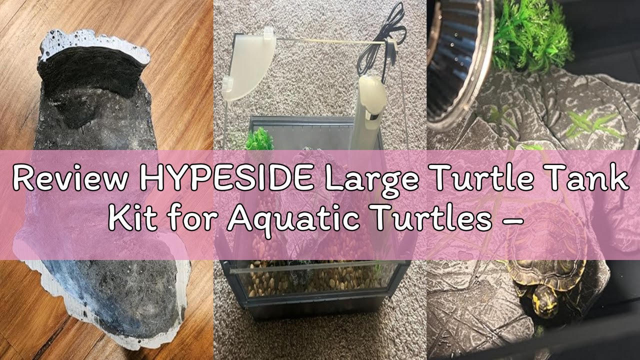 Review HYPESIDE Large Turtle Tank Kit for Aquatic Turtles – Complete Starter Habitat with Filter, UV