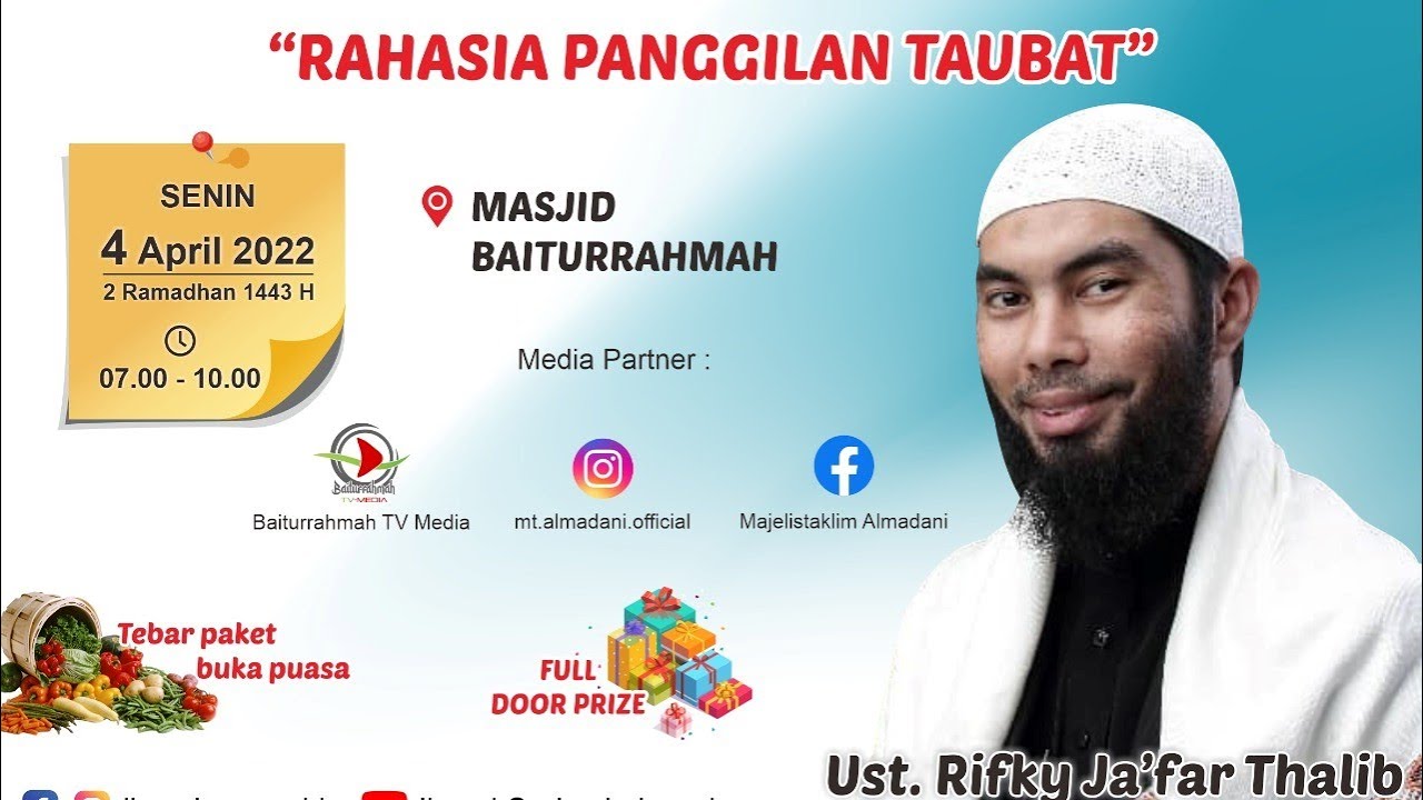 RAHASIA PANGGILAN TOBAT - Ust. Rifky Ja'far Thalib